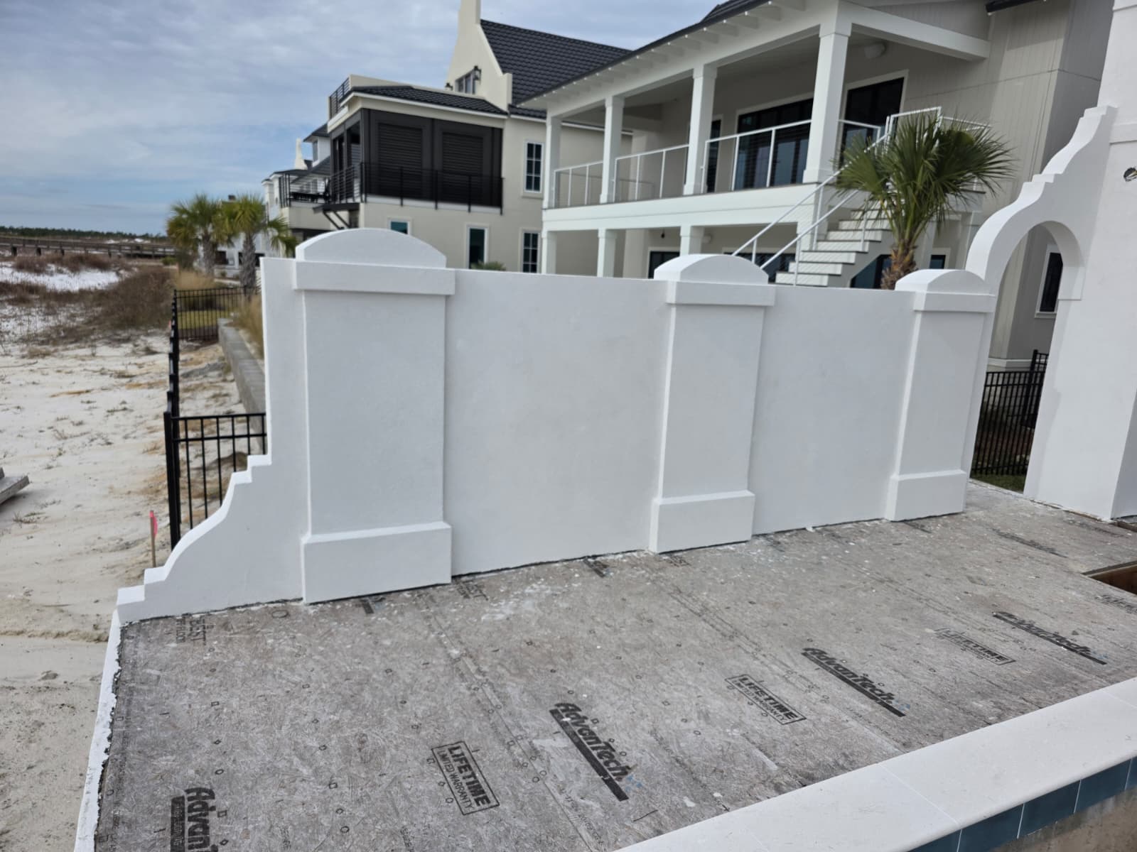 K&C truck at steel frame commercial building