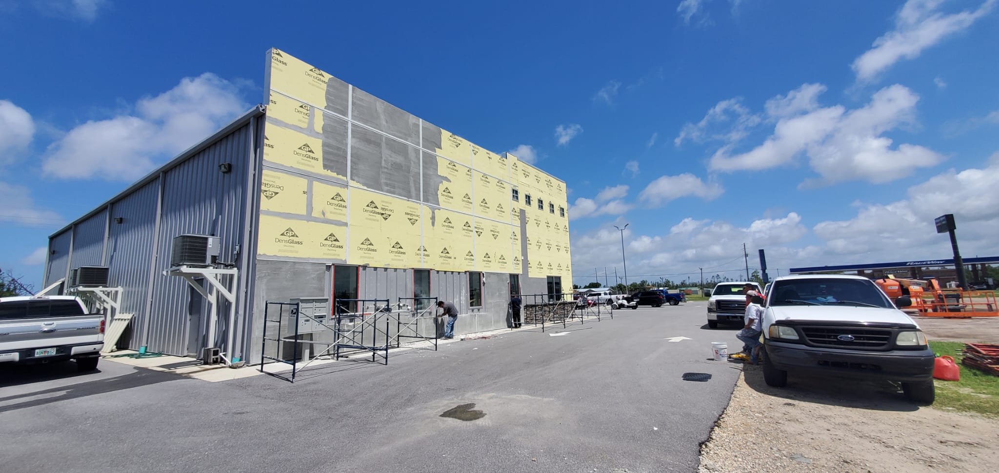 Commercial stucco project