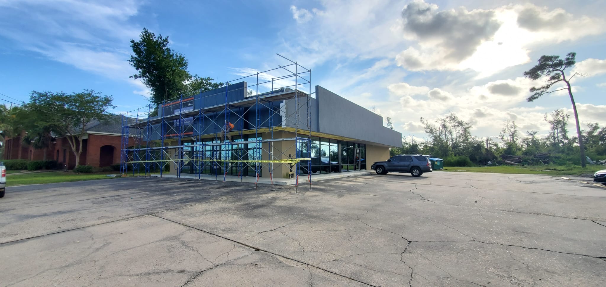 Commercial stucco project