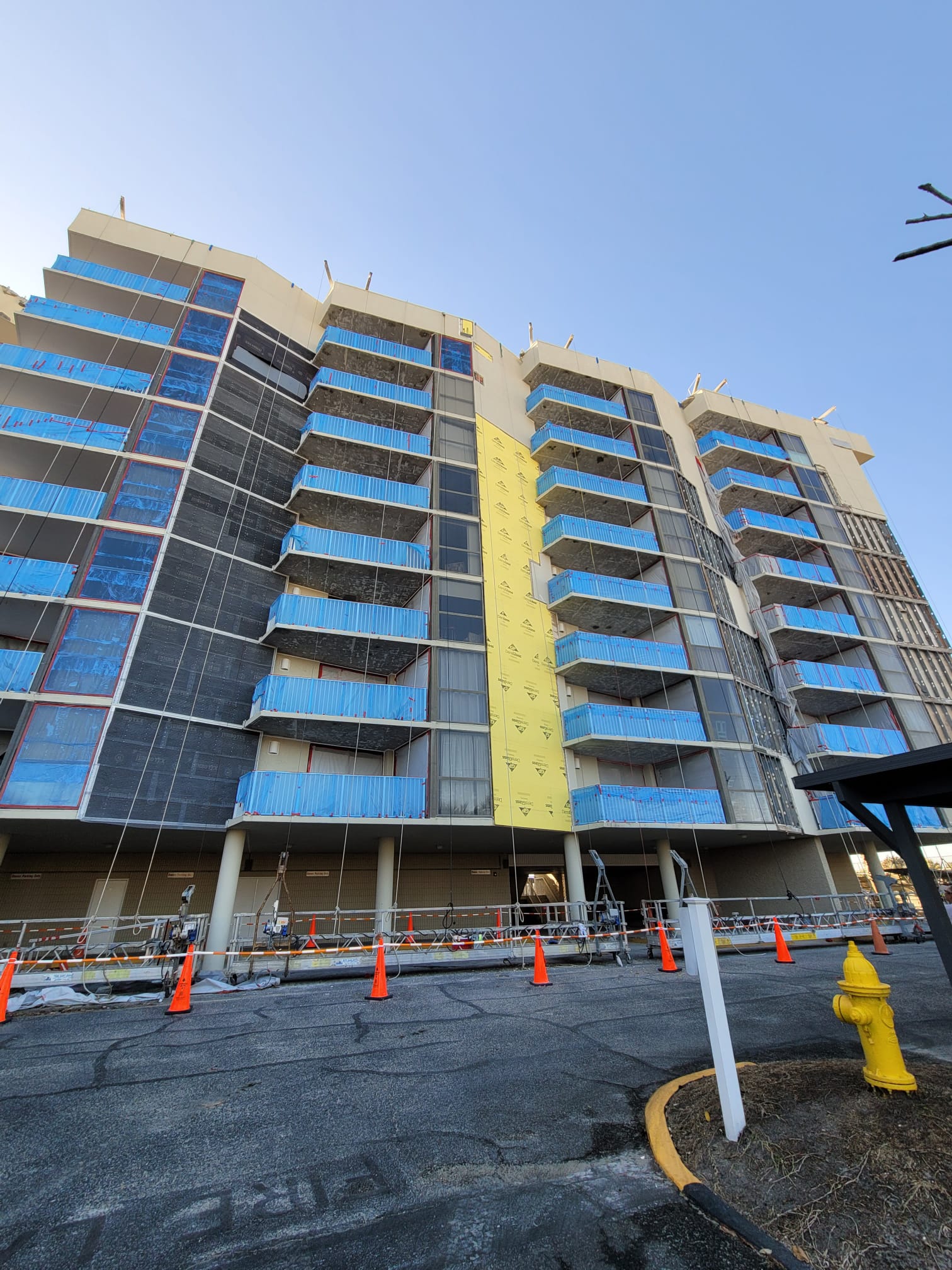 Commercial stucco project