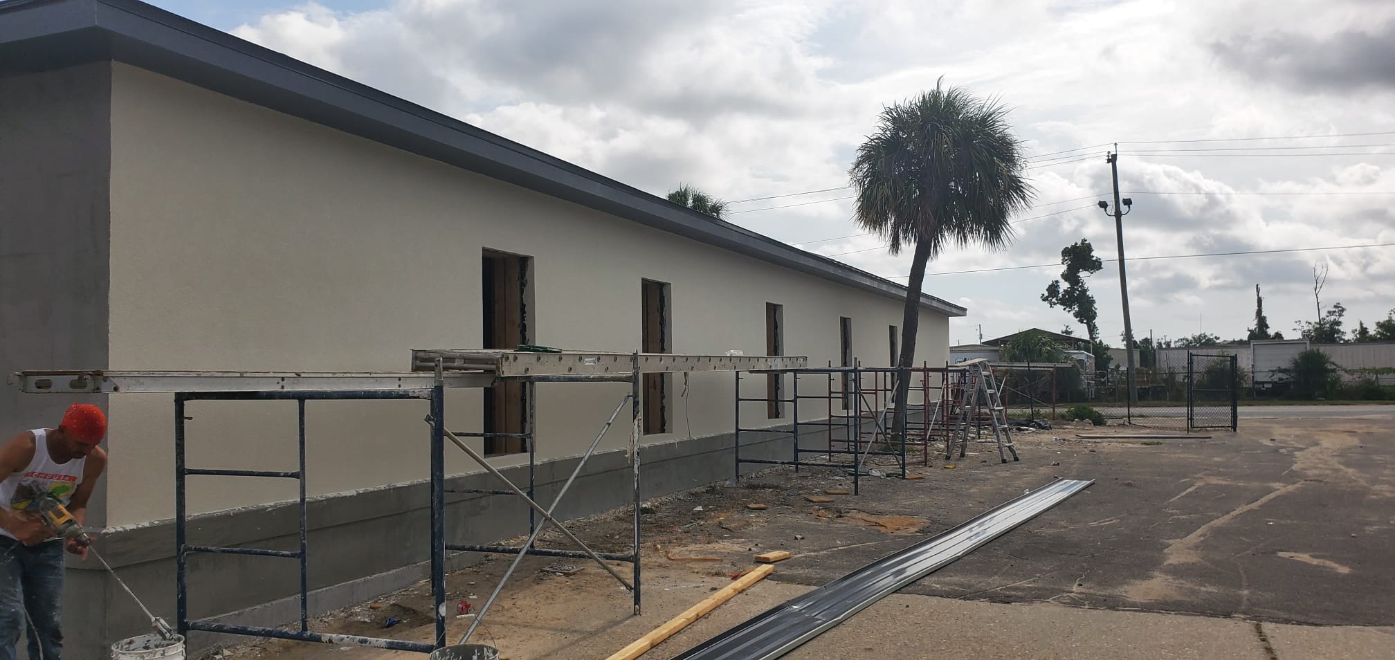 Commercial stucco project