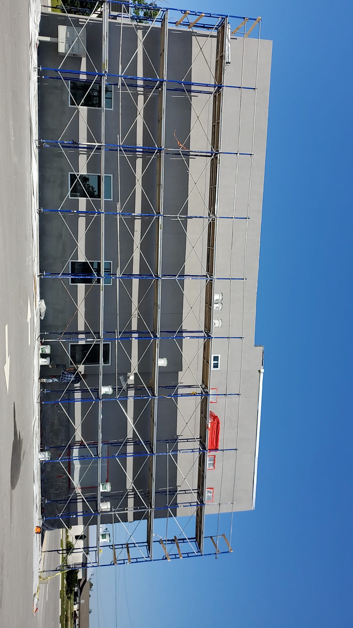 Commercial stucco project