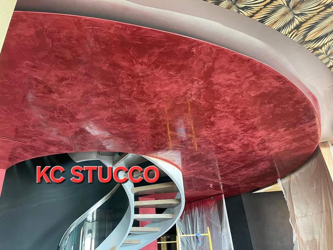 Venetian plaster interior