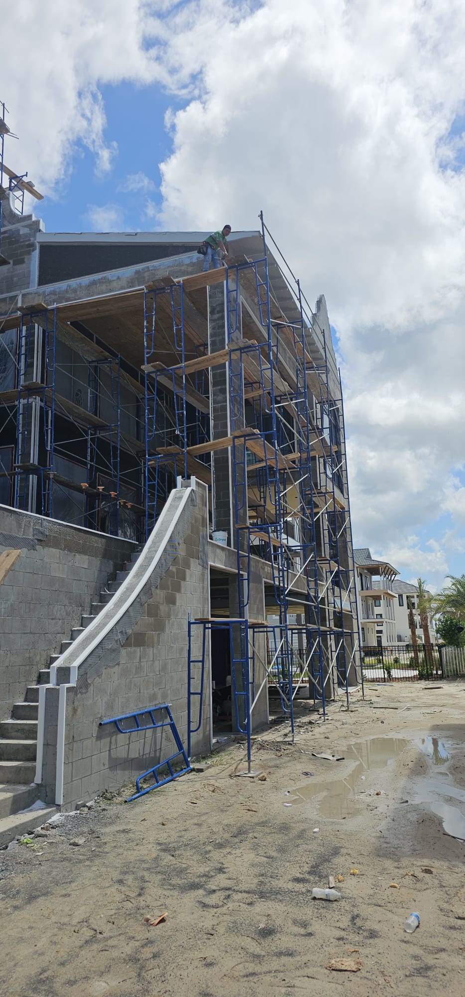 Commercial stucco work