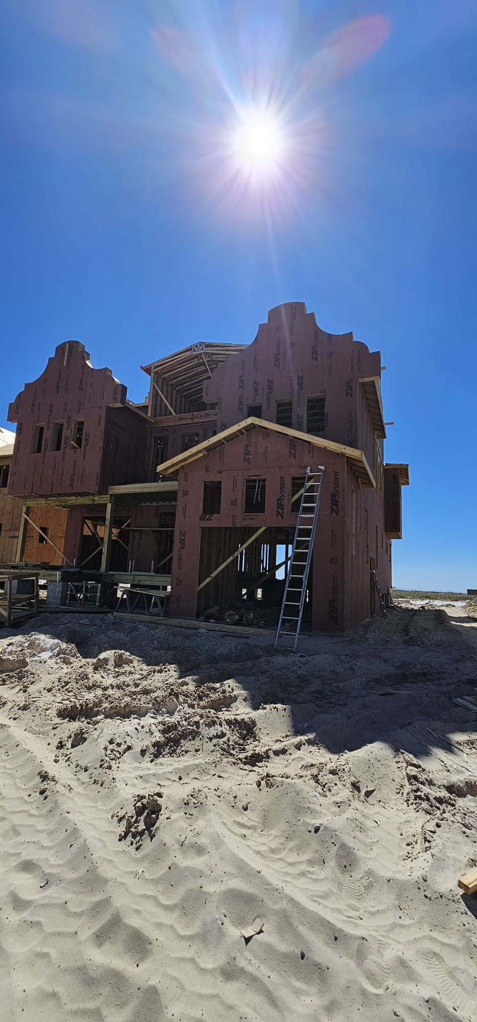 New construction stucco