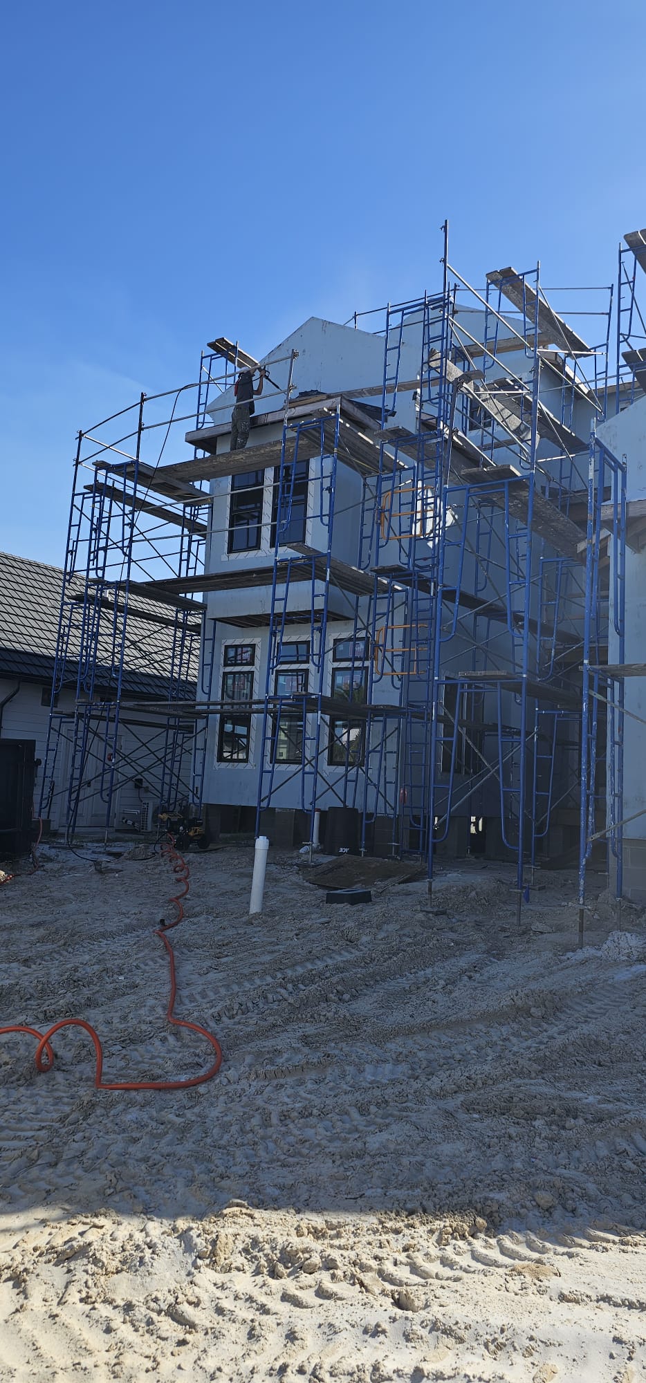 New construction stucco