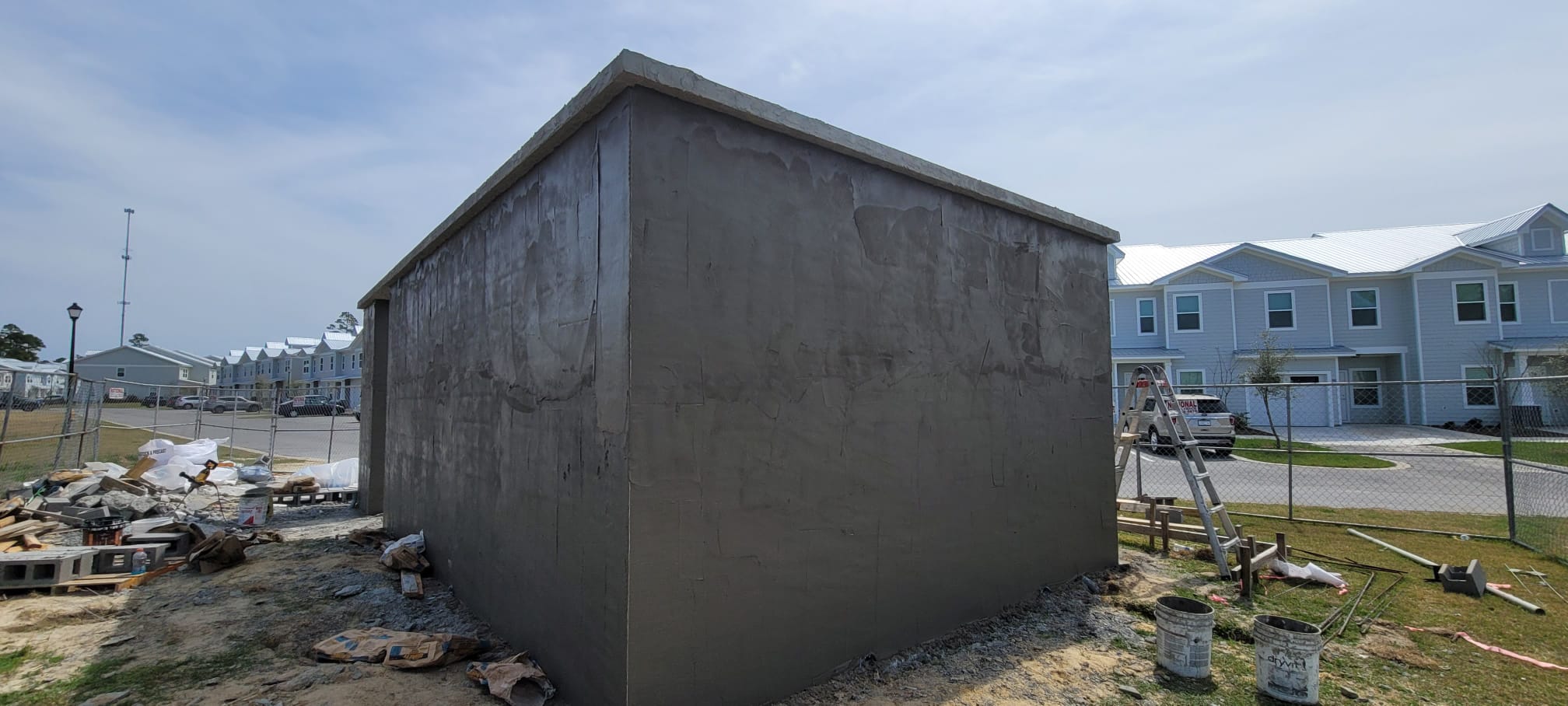 Stucco repair project