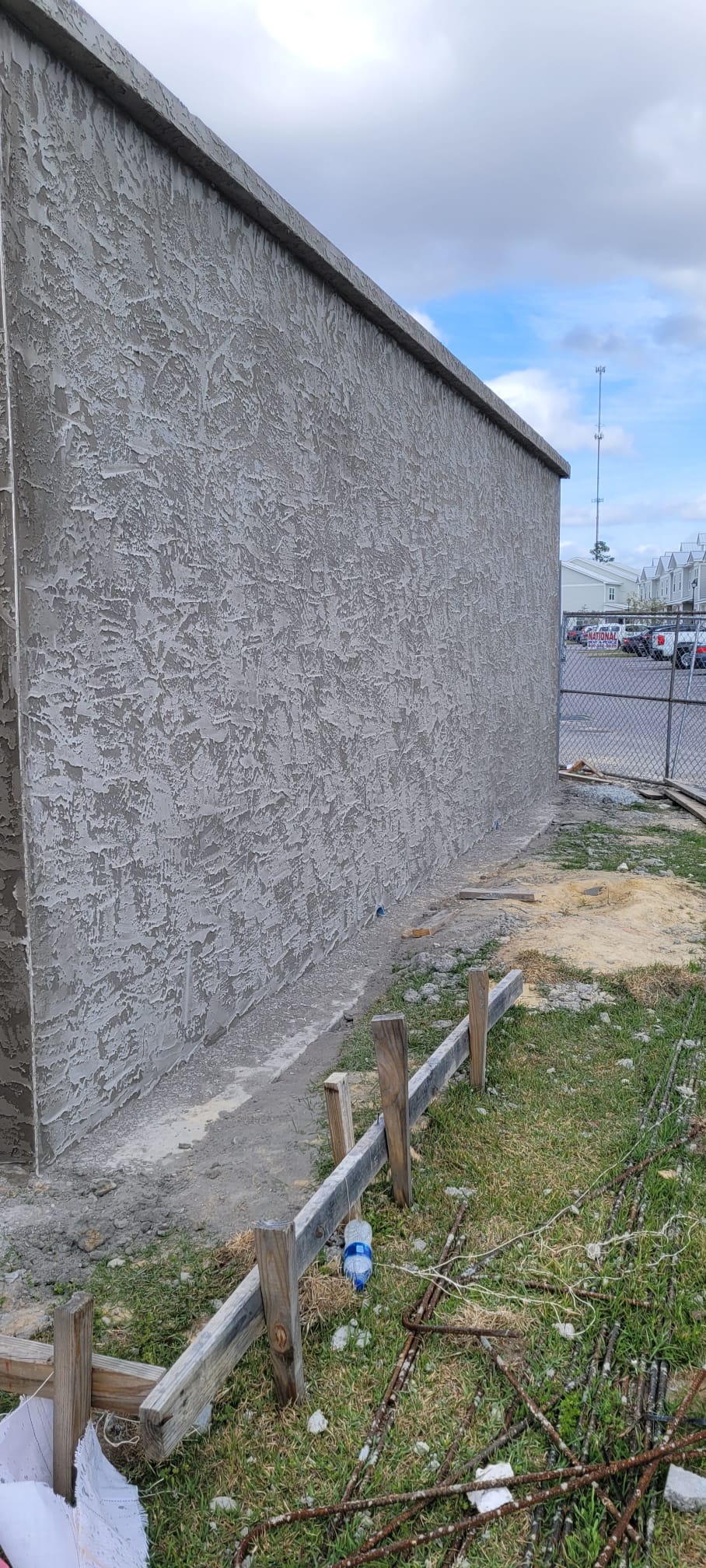 Stucco repair project