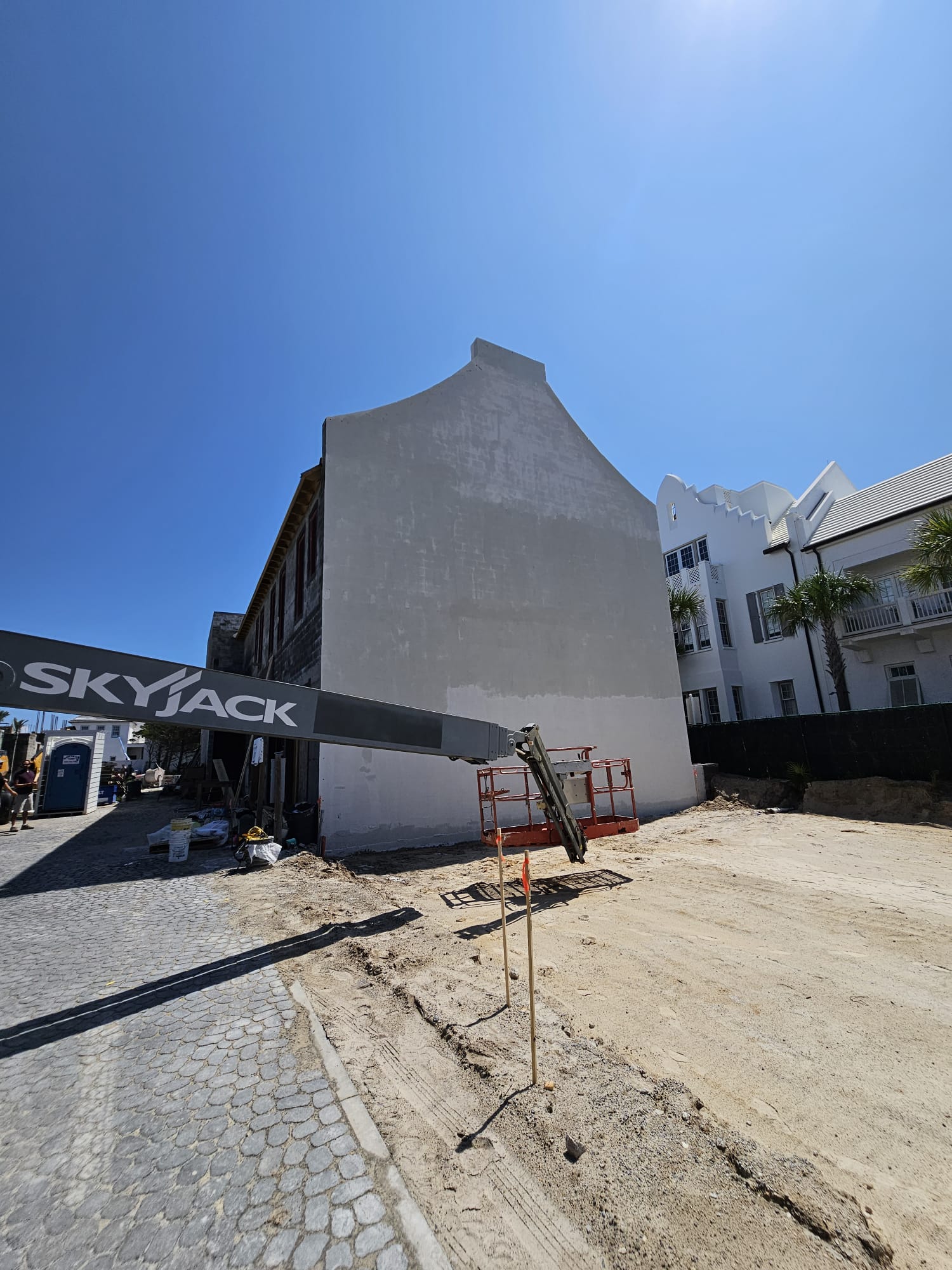 Large house under construction