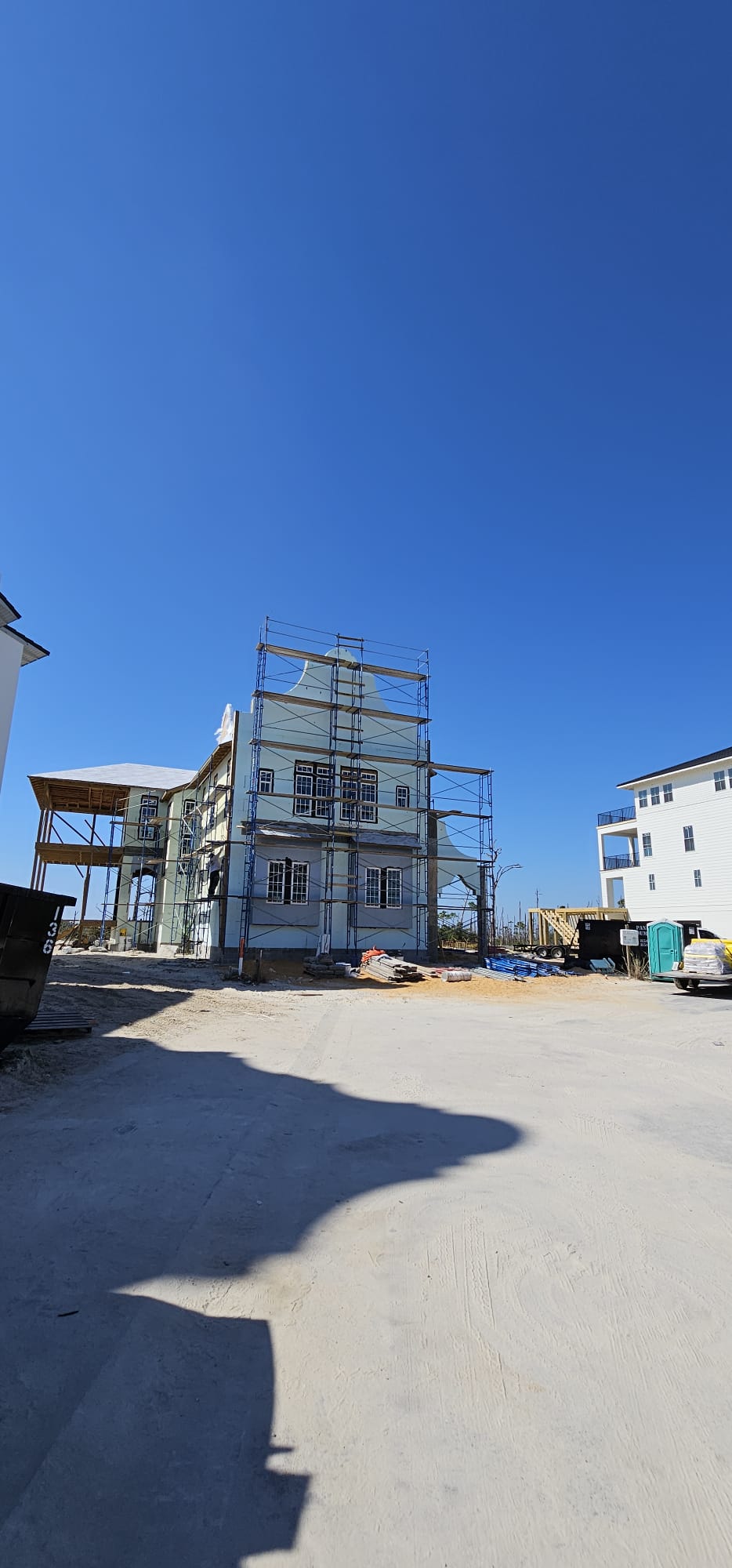 Multi-story residential construction