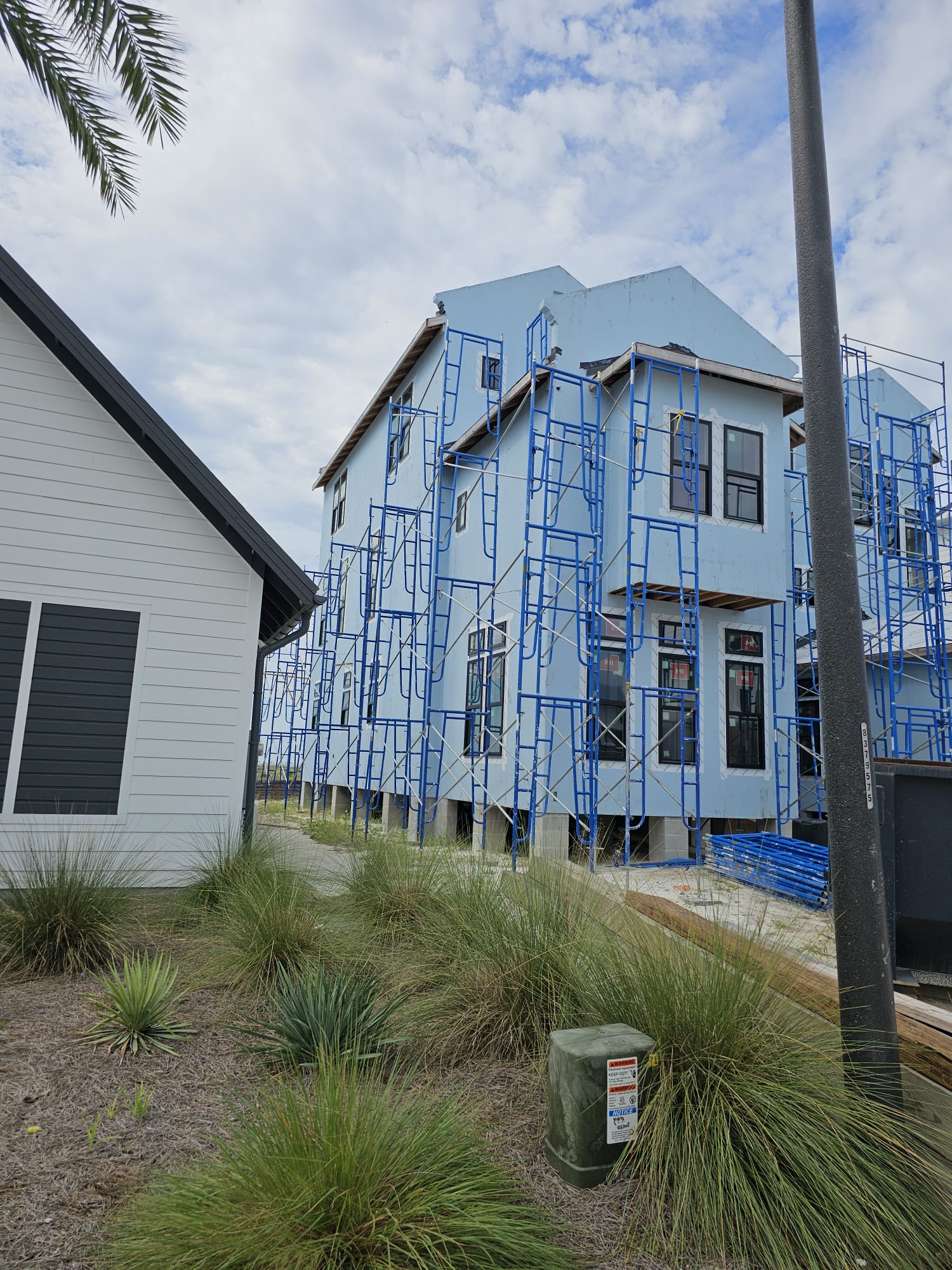 Multi-story residential construction
